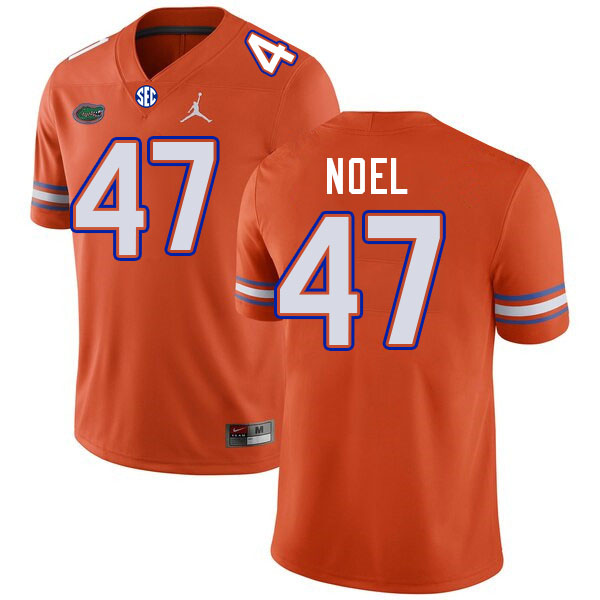 Florida Gators #47 Evan Noel College Football Jerseys Stitched-Orange